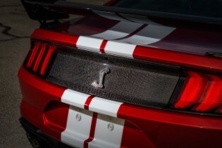 Mustang GT500 Carbon Fiber Rear Decklid Trim Panel